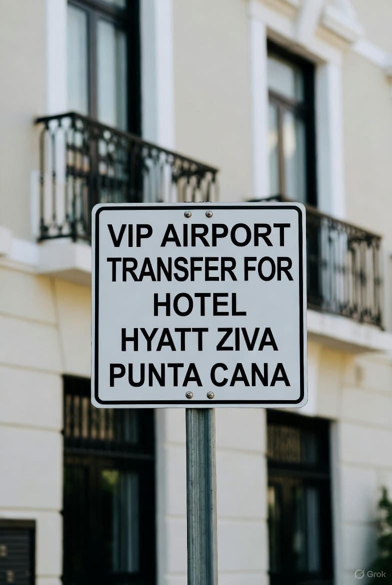 Hyatt Ziva Cap Cana airport transfer Hyatt Ziva airport transfer